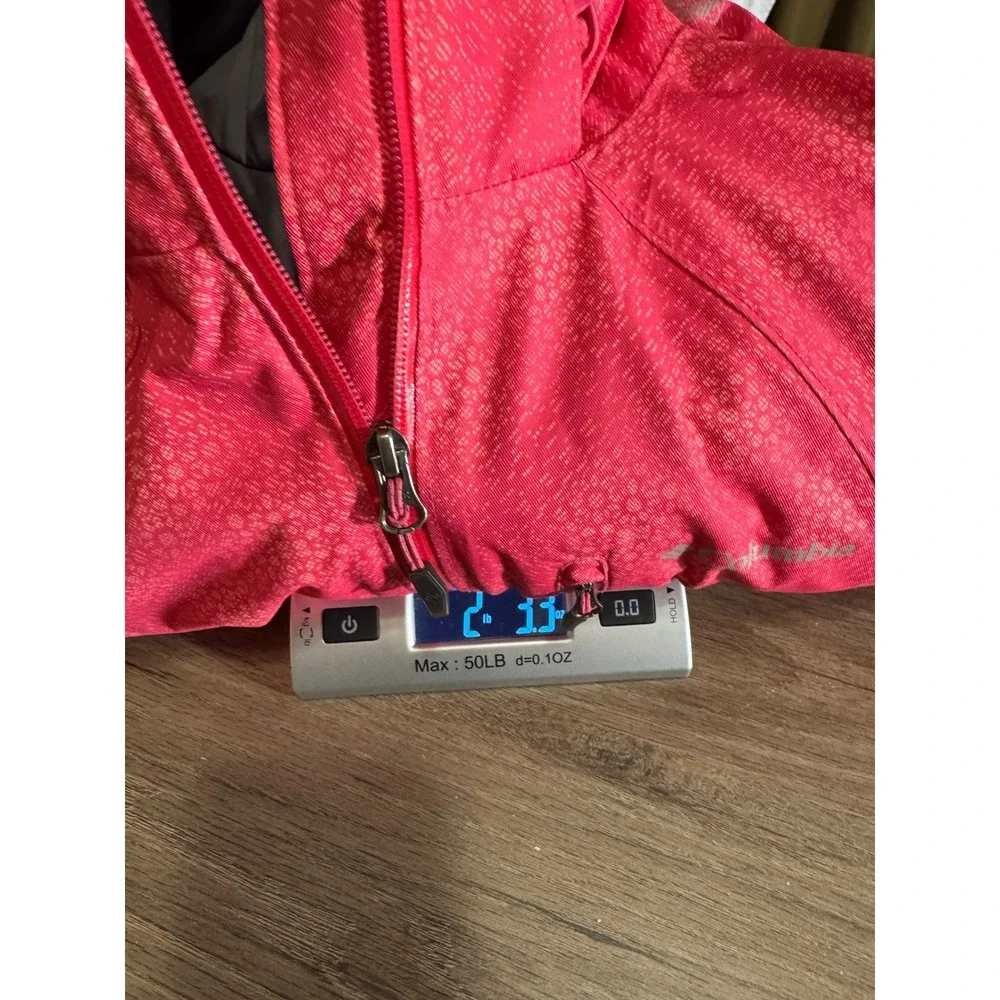 Columbia Interchange 3-in-1 Jacket Womens Small Pink Grey Omni-Heat Ski Puffer
